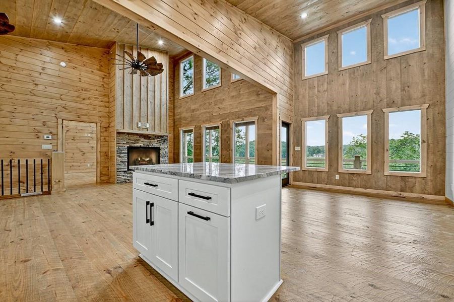 Furnished interior view inside a new home in , Blue Ridge (Image 6).