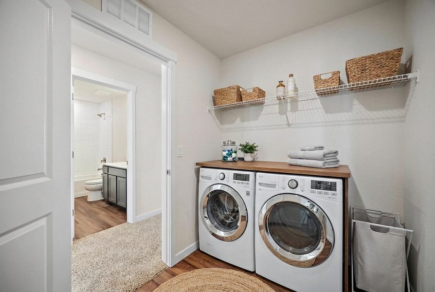 Furnished interior view inside a new home in Aspen Ranch, Fountain (Image 17).