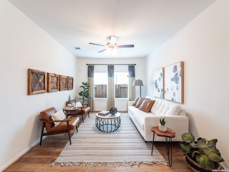 Furnished interior view inside a new home in Willow View, Converse (Image 12).