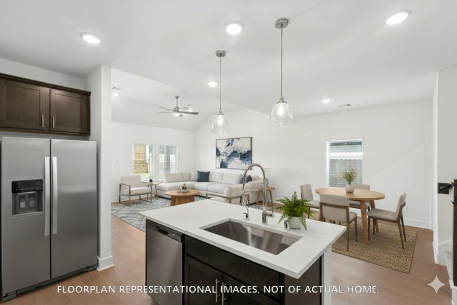 Furnished interior view inside a new home in Miller's Pond, Rosenberg (Image 7).