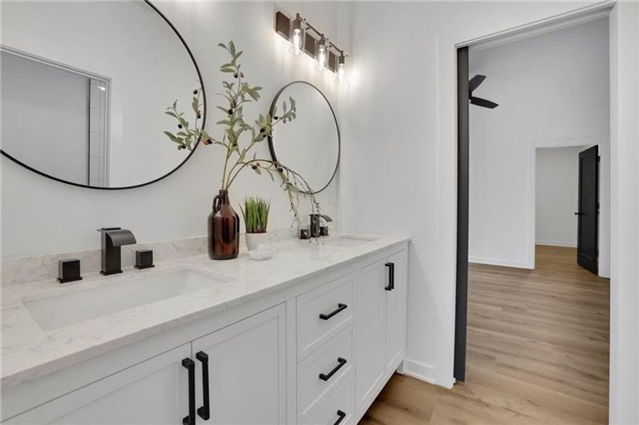 Furnished interior view inside a new home in , Canton (Image 45).