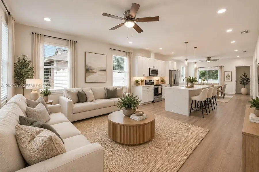 Furnished interior view inside a new home in , Tampa (Image 8).