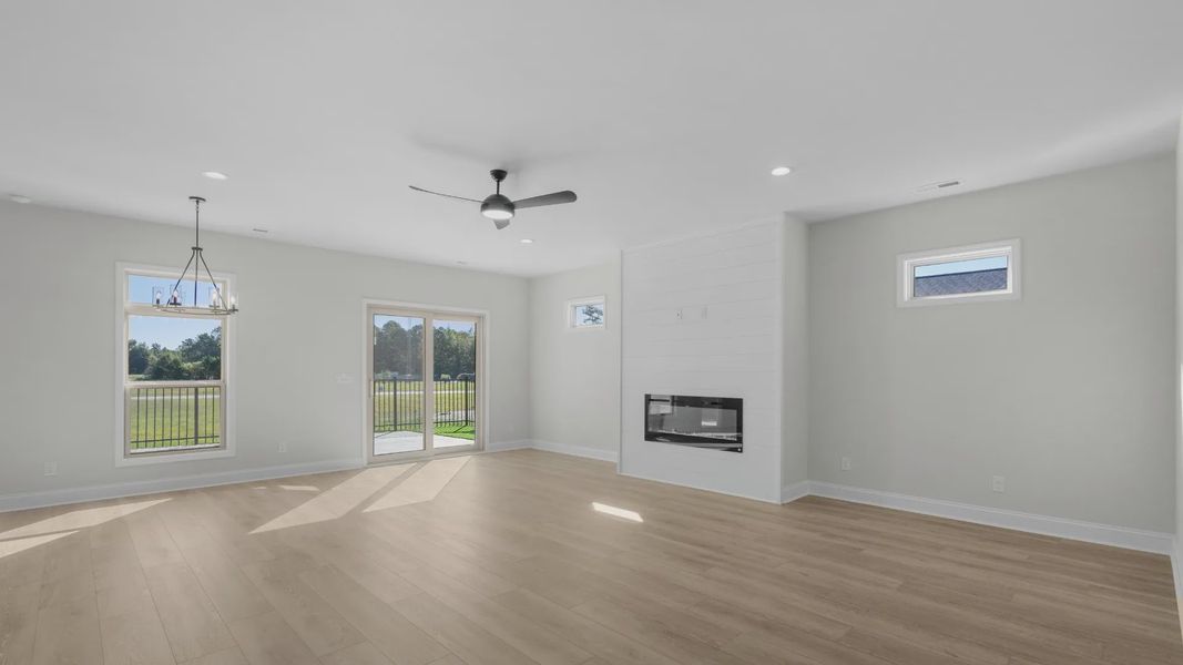 Representative unfurnished interior of a home built from the Capri IV by Epcon Communities in Courtyards by Carrell, Ocean Isle Beach (Image 40). Representative unfurnished interior of a home built from the Capri IV by Epcon Communities in Courtyards by Carrell, Ocean Isle Beach (Image 40).