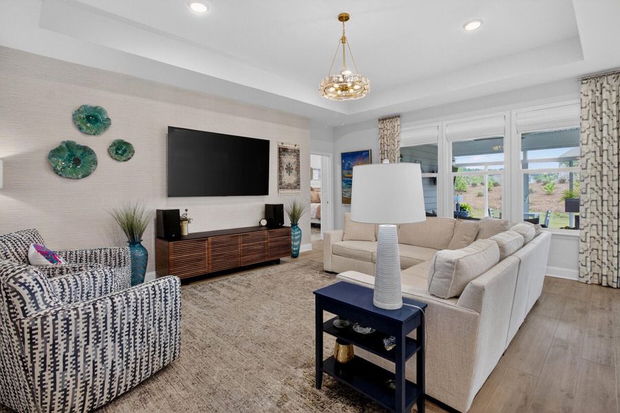 Furnished interior view inside a new home in , Summerville (Image 29).