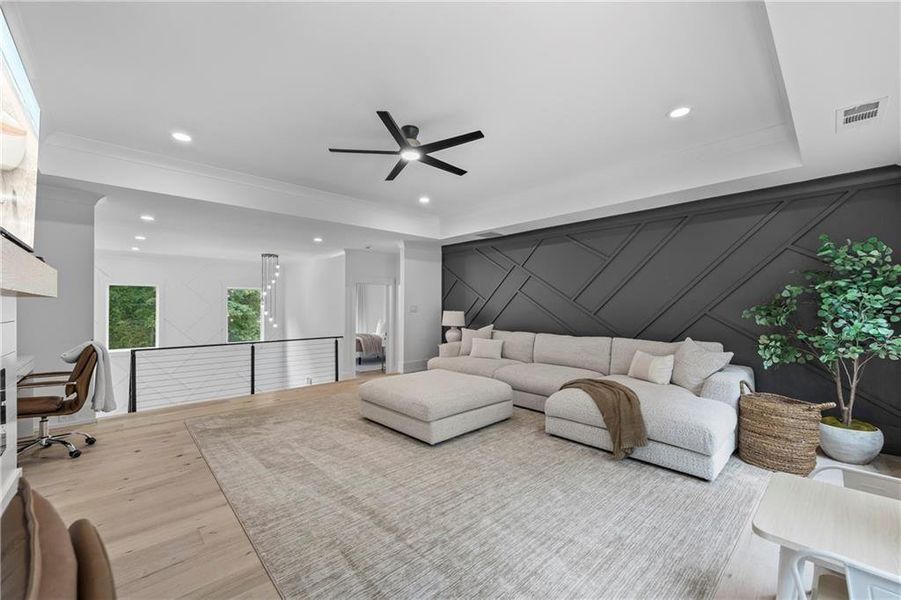 Furnished interior view inside a new home in , Hoschton (Image 40). Furnished interior view inside a new home in , Hoschton (Image 40).