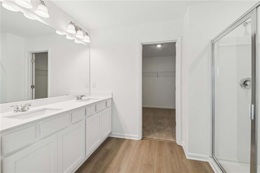 Furnished interior view inside a new home in The Pointe at Heron Bay, Locust Grove (Image 10).