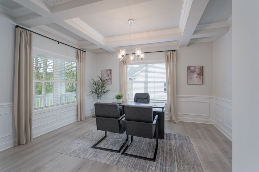 Representative furnished interior of a home built from the 3320 by Adams Homes in Norris Landing, Snellville (Image 8).