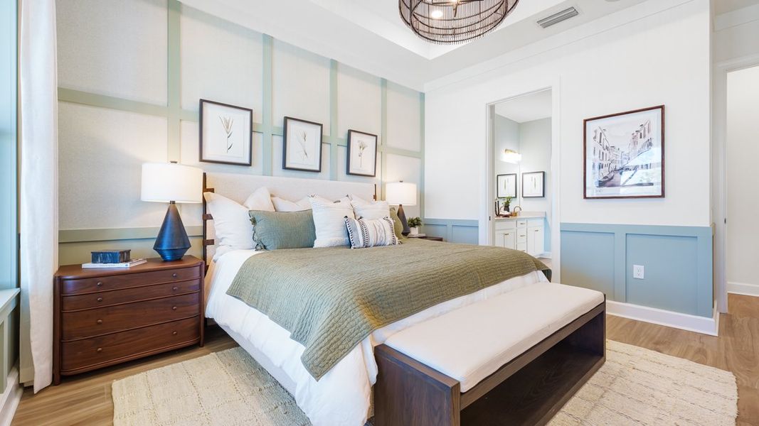 Representative furnished interior of a home built from the Marino by Taylor Morrison in Esplanade by the Islands, Naples (Image 12).