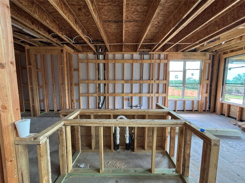 In-progress construction of a new home in Provence 70s, Austin, TX (Image 27). In-progress construction of a new home in Provence 70s, Austin, TX (Image 27).