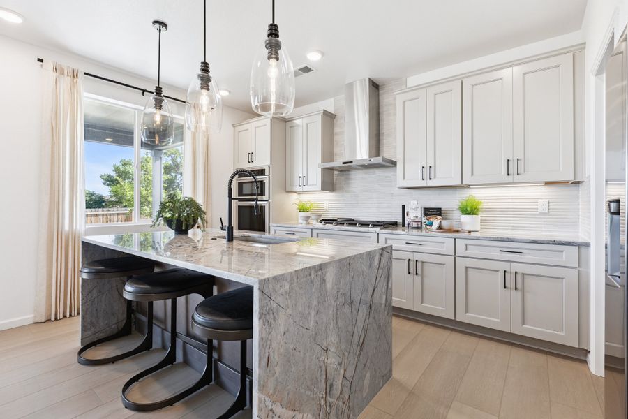 Representative furnished interior of a home built from the Jansen by Risewell Homes in Cherry Meadows, Brighton (Image 7).