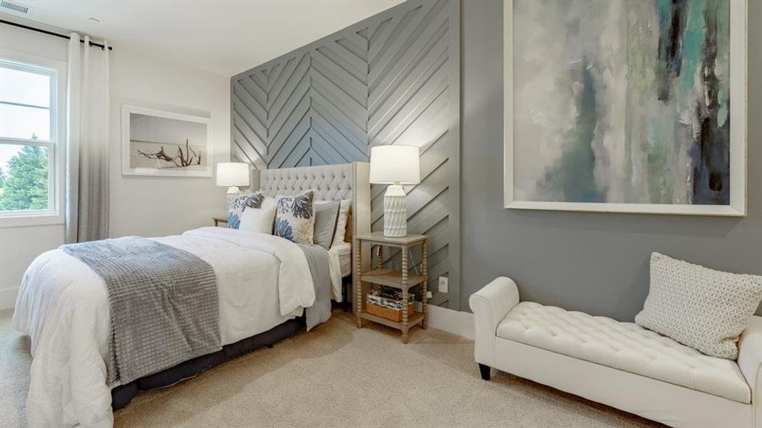 Furnished interior view inside a new home in The Village at Sandy Plains, Marietta (Image 35). Furnished interior view inside a new home in The Village at Sandy Plains, Marietta (Image 35).