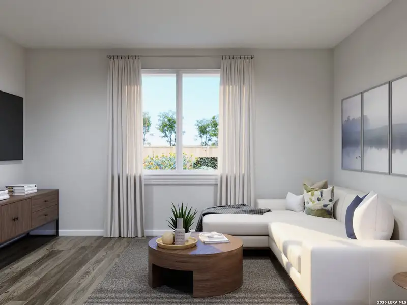 Furnished interior view inside a new home in Melissa Ranch, San Antonio (Image 15).
