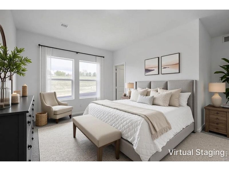 Furnished interior view inside a new home in Prairie Song, Windsor (Image 2).