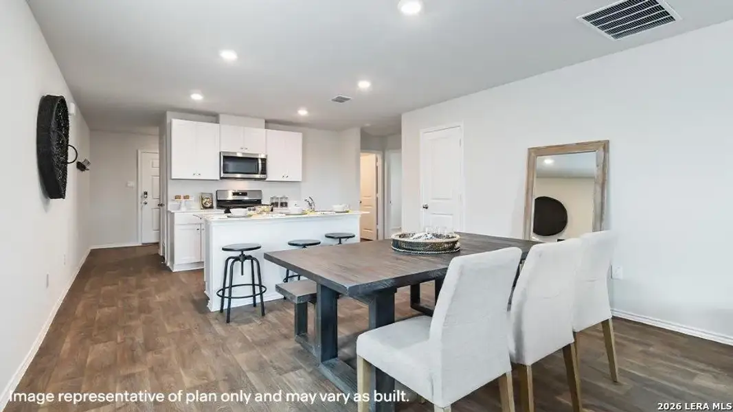 Furnished interior view inside a new home in , Lytle (Image 12).