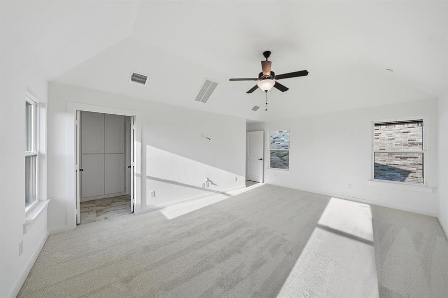 Spacious, unfurnished interior of a new home in Light Farms Brenham - 40' Lots, Celina (Image 17). Spacious, unfurnished interior of a new home in Light Farms Brenham - 40' Lots, Celina (Image 17).