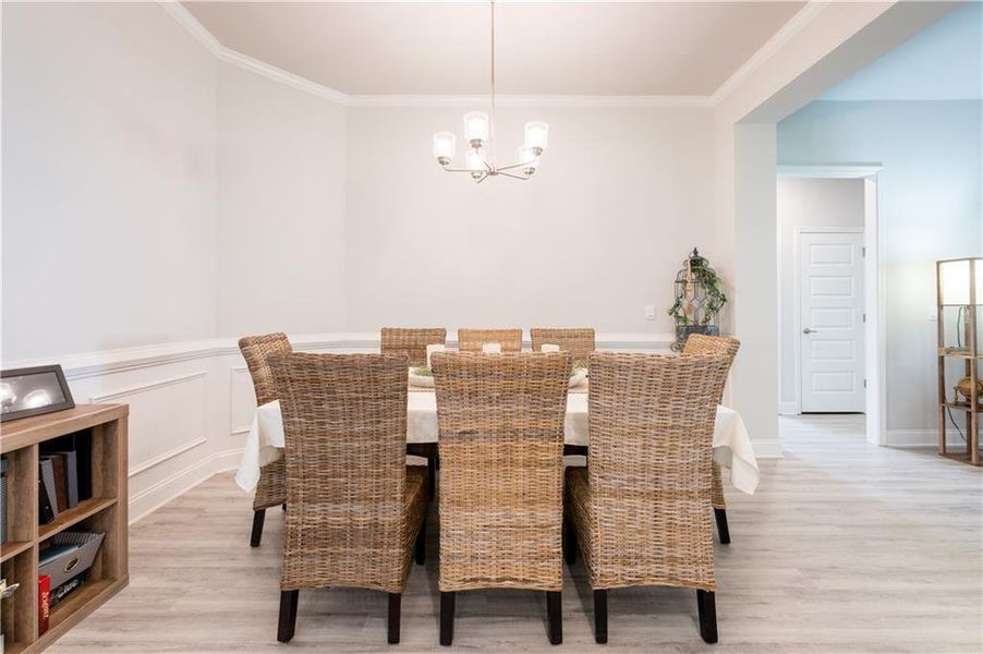 Furnished interior view inside a new home in , Maysville (Image 17).