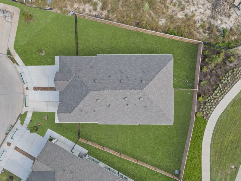 Image 41 representing the Chalet by Chesmar Homes in Meridiana Townhomes, Iowa Colony, TX.