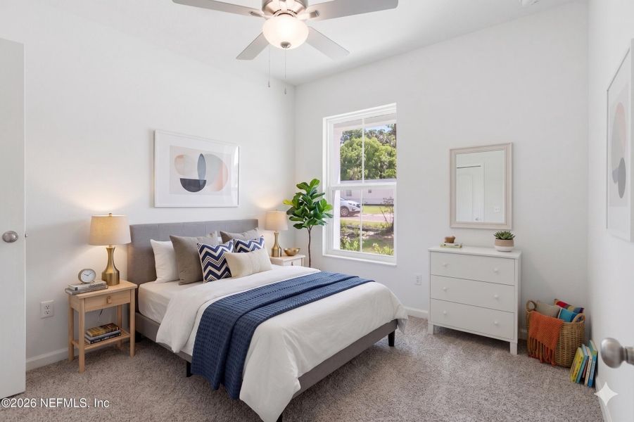 Furnished interior view inside a new home in , Jacksonville (Image 6). Furnished interior view inside a new home in , Jacksonville (Image 6).