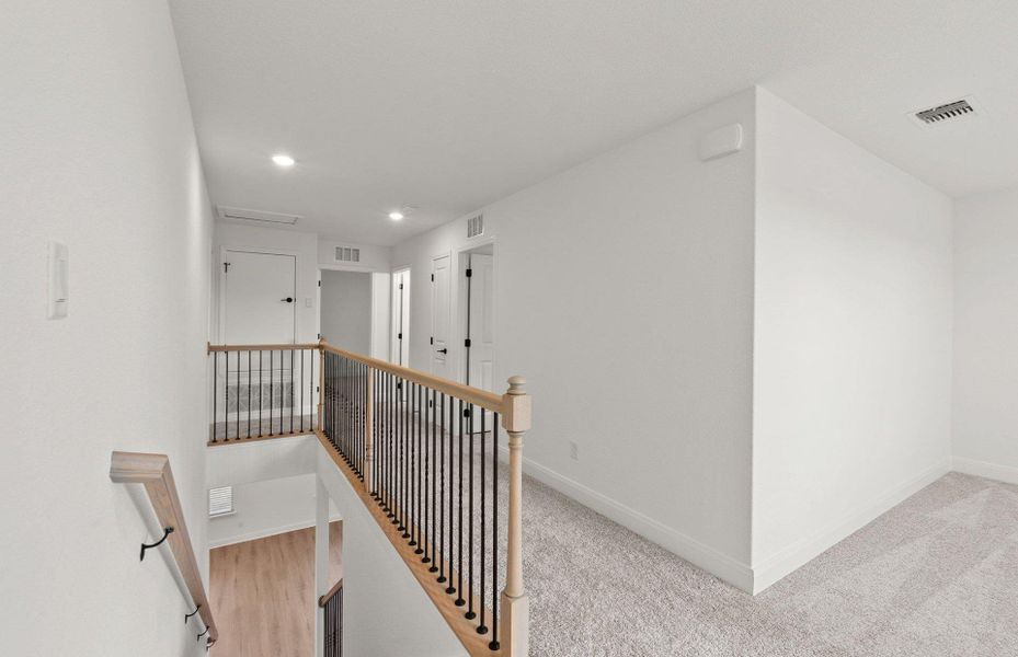 Spacious, unfurnished interior of a new home in Patterson Ranch, Georgetown (Image 11). Spacious, unfurnished interior of a new home in Patterson Ranch, Georgetown (Image 11).
