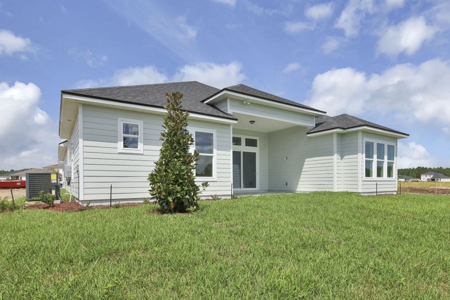 Representative exterior details of a home built from the Tomoka by Riverside Homes in Hidden Creek at SilverLeaf Phase 1, St. Augustine (Image 38).