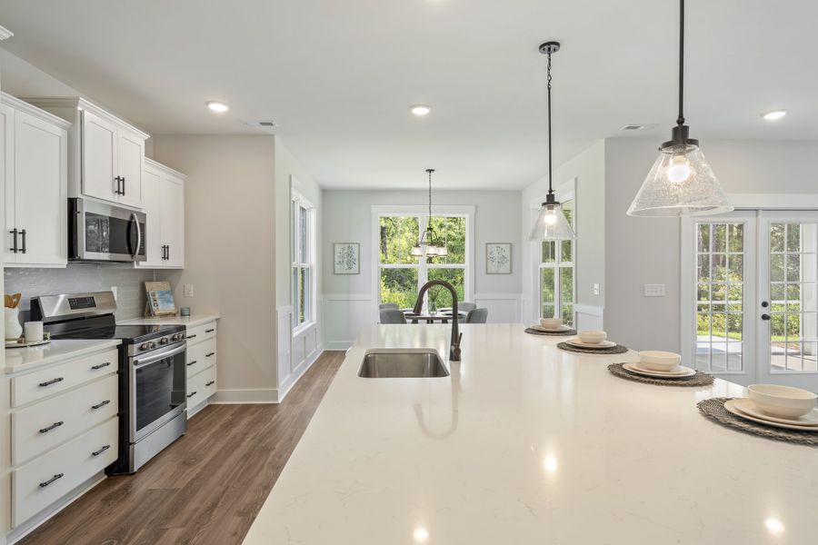 Furnished interior view inside a new home in Parkwood Estates, Leland (Image 13).