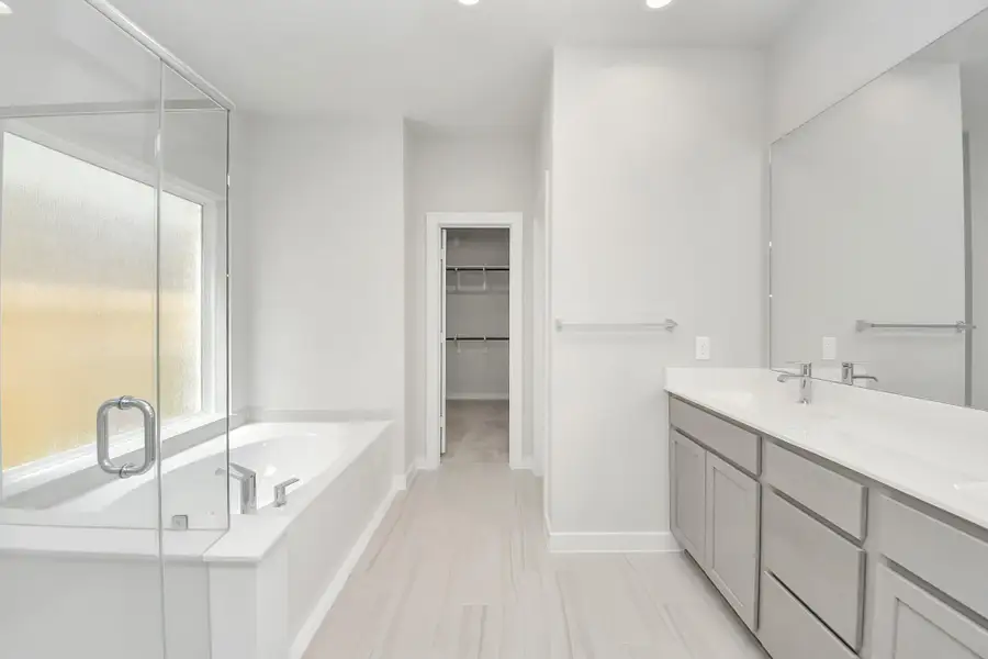 Furnished interior view inside a new home in Telge Ranch, Cypress (Image 8). Furnished interior view inside a new home in Telge Ranch, Cypress (Image 8).