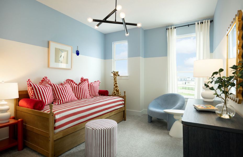 Furnished interior view inside a new home in Northpoint at Old Settlers, Round Rock (Image 10).