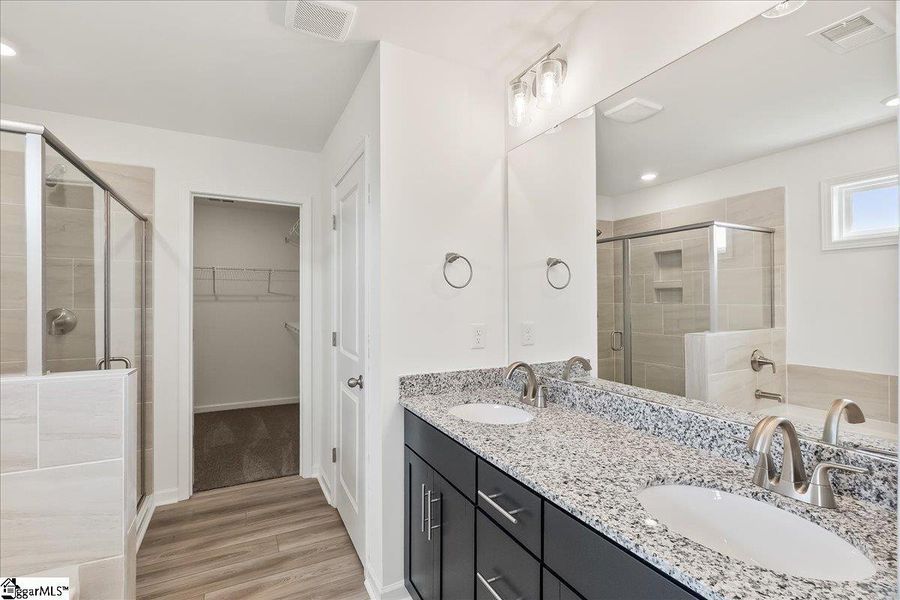 Furnished interior view inside a new home in Halton Oaks, Spartanburg (Image 9). Furnished interior view inside a new home in Halton Oaks, Spartanburg (Image 9).