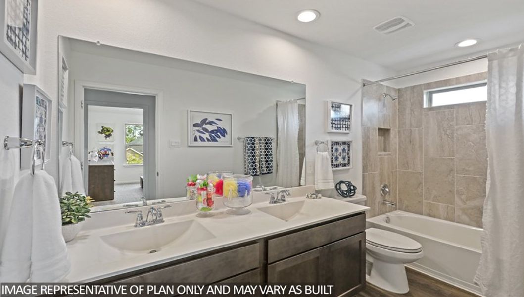 Furnished interior view inside a new home in Mill Creek Estates, Magnolia (Image 38).