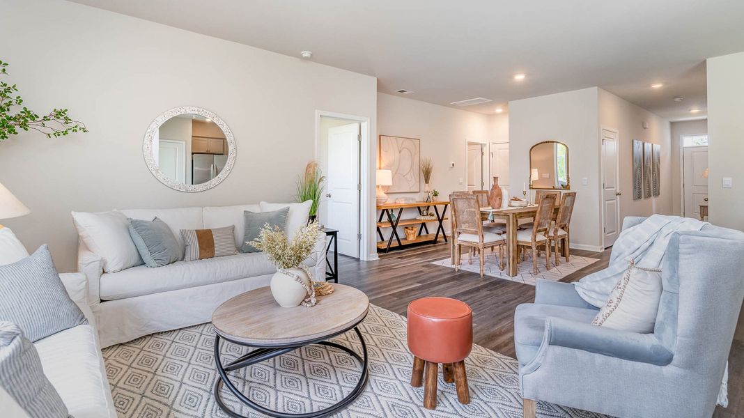 Representative furnished interior of a home built from the KENNER by D.R. Horton in Village Park, Oakland (Image 11).