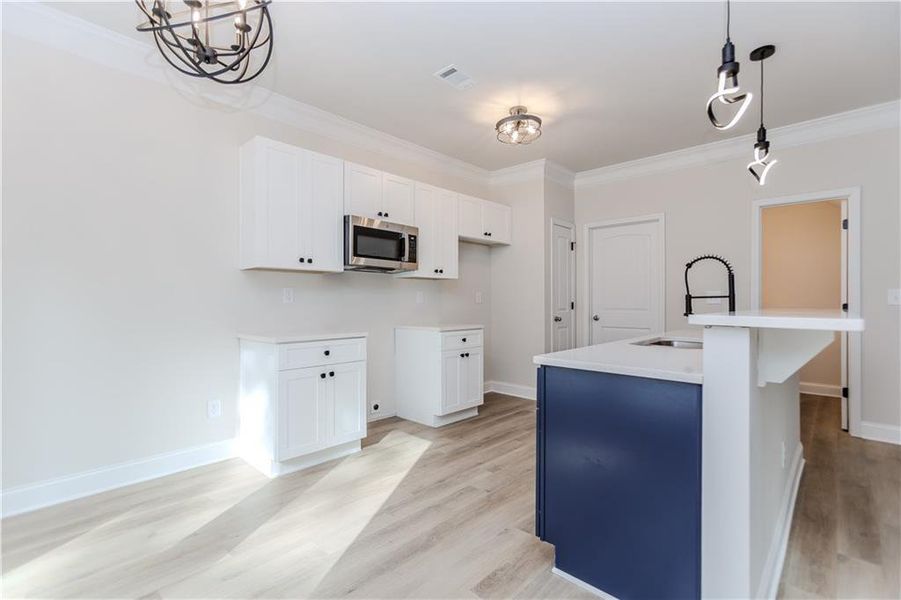 Furnished interior view inside a new home in , Atlanta (Image 6).