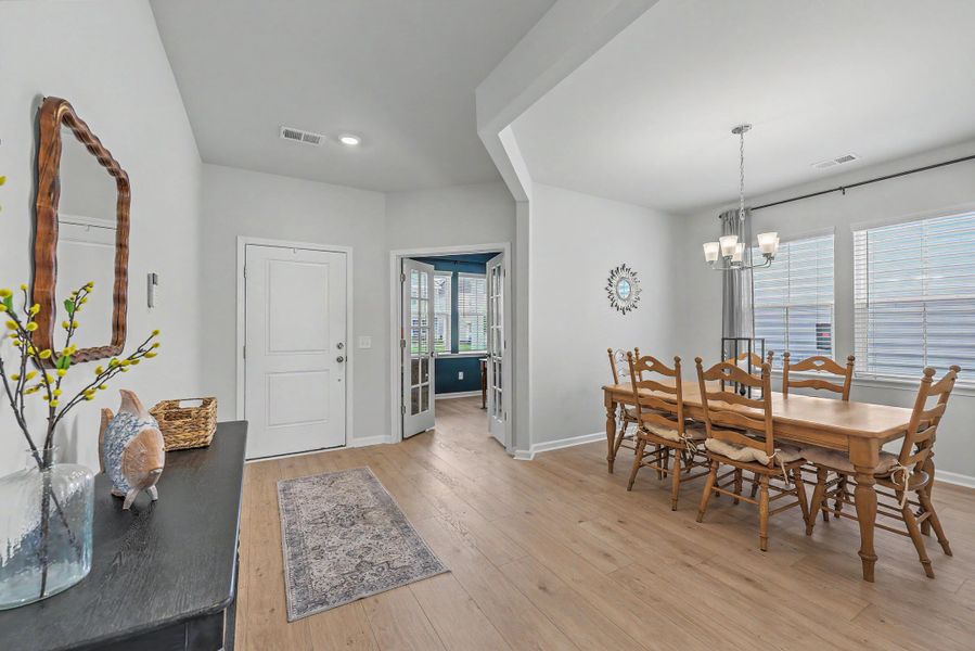 Furnished interior view inside a new home in Limehouse Farms, Summerville (Image 12).