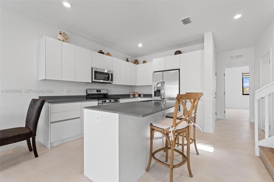 Furnished interior view inside a new home in , Homestead (Image 7). Furnished interior view inside a new home in , Homestead (Image 7).