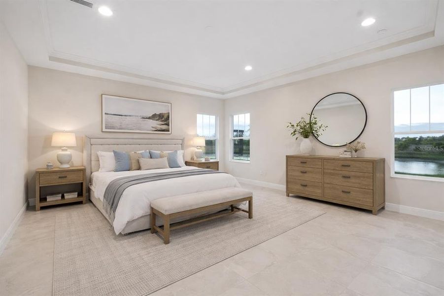 Furnished interior view inside a new home in , Zephyrhills (Image 36).