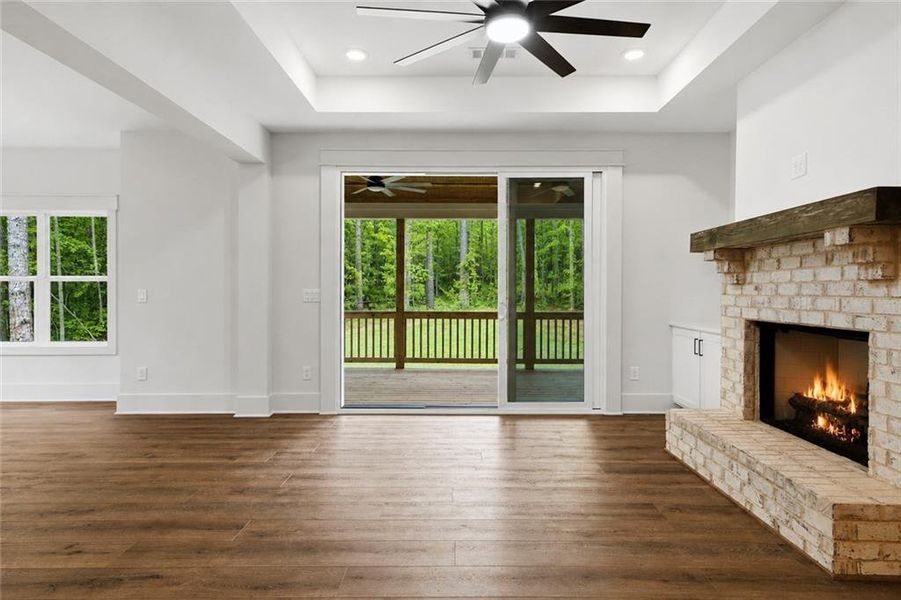 Spacious, unfurnished interior of a new home in Autumn Brook, Canton (Image 21). Spacious, unfurnished interior of a new home in Autumn Brook, Canton (Image 21).