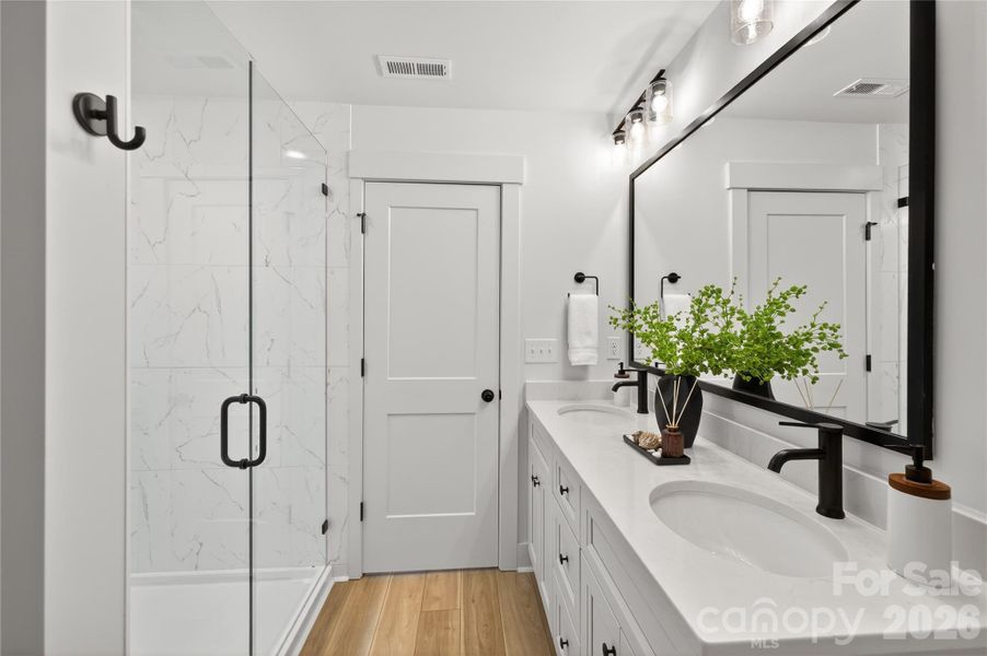 Furnished interior view inside a new home in , Charlotte (Image 11). Furnished interior view inside a new home in , Charlotte (Image 11).