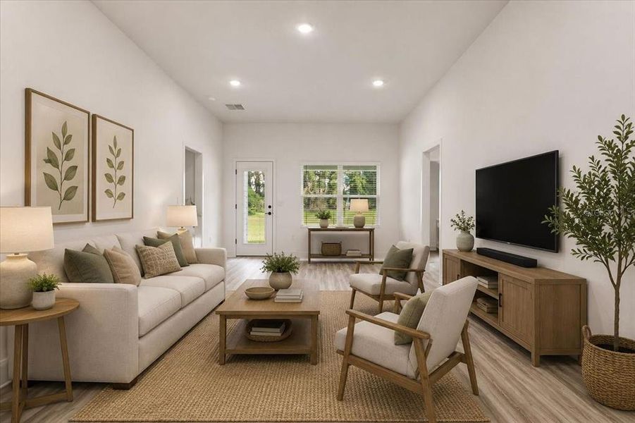 Furnished interior view inside a new home in Country Way South, Newberry (Image 8).