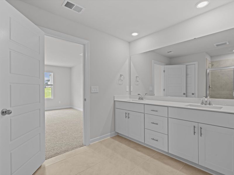 Furnished interior view inside a new home in Chatham Forest, Duncan (Image 7). Furnished interior view inside a new home in Chatham Forest, Duncan (Image 7).