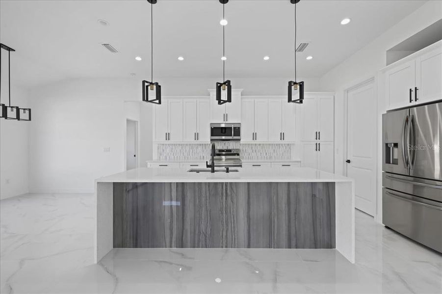 Furnished interior view inside a new home in , Cape Coral (Image 10).