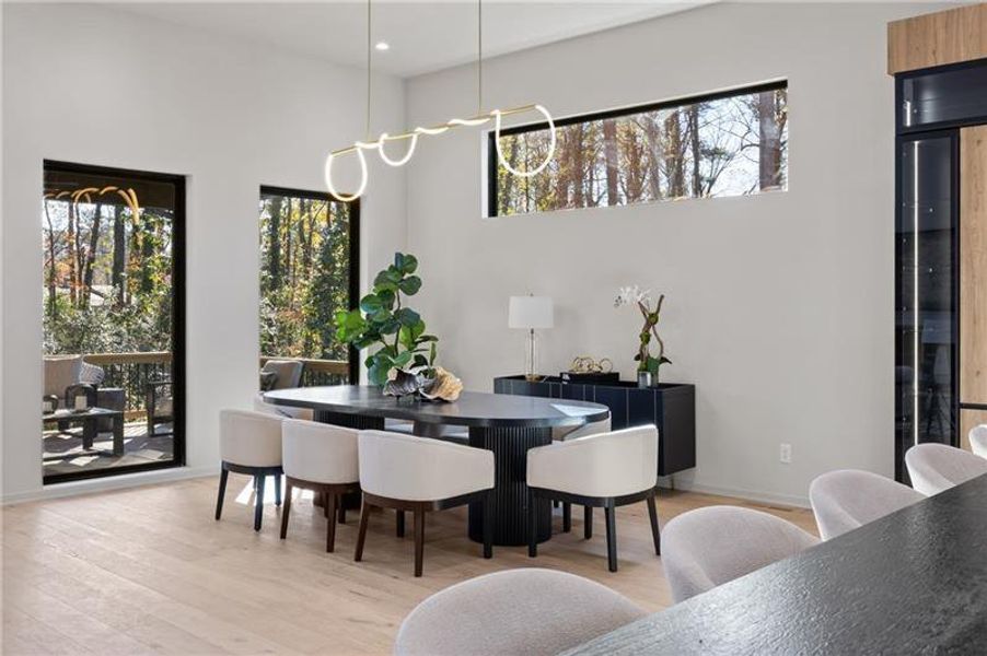 Furnished interior view inside a new home in , Sandy Springs (Image 12).