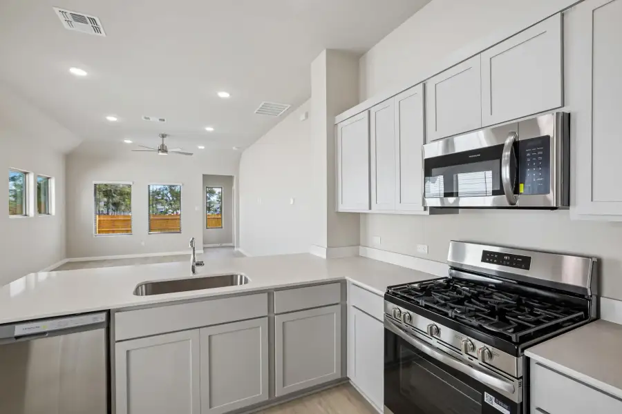 Furnished interior view inside a new home in Trinity Ranch, Elgin (Image 10).