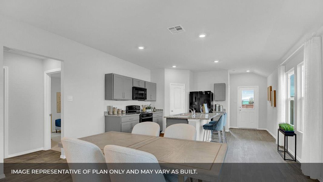Furnished interior view inside a new home in Southgrove, Kyle (Image 6).