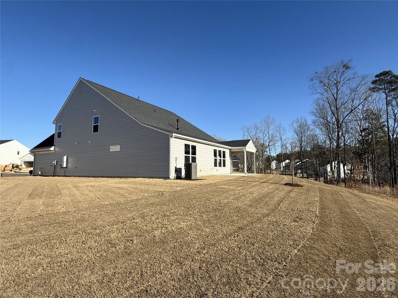 Exterior details and patio area of a home in Kinsdale, Lancaster (Image 3).