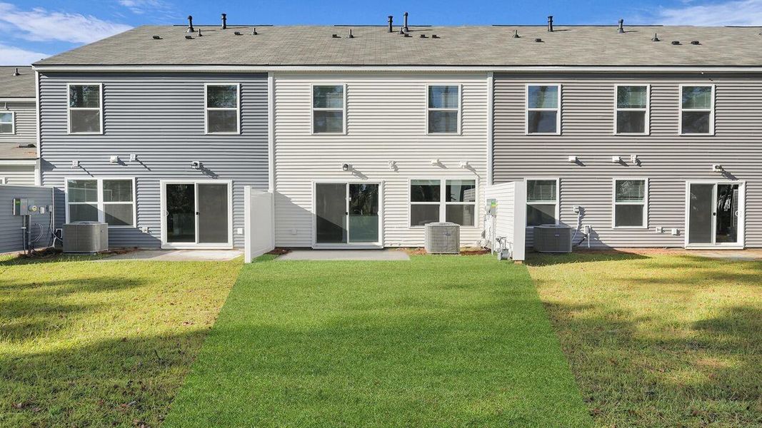Exterior details and patio area of a home in , Summerville (Image 19). Exterior details and patio area of a home in , Summerville (Image 19).