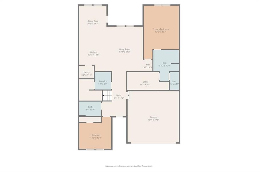 2D floor plan layout of this home in Stonehaven, Caddo Mills, TX (Image 7).