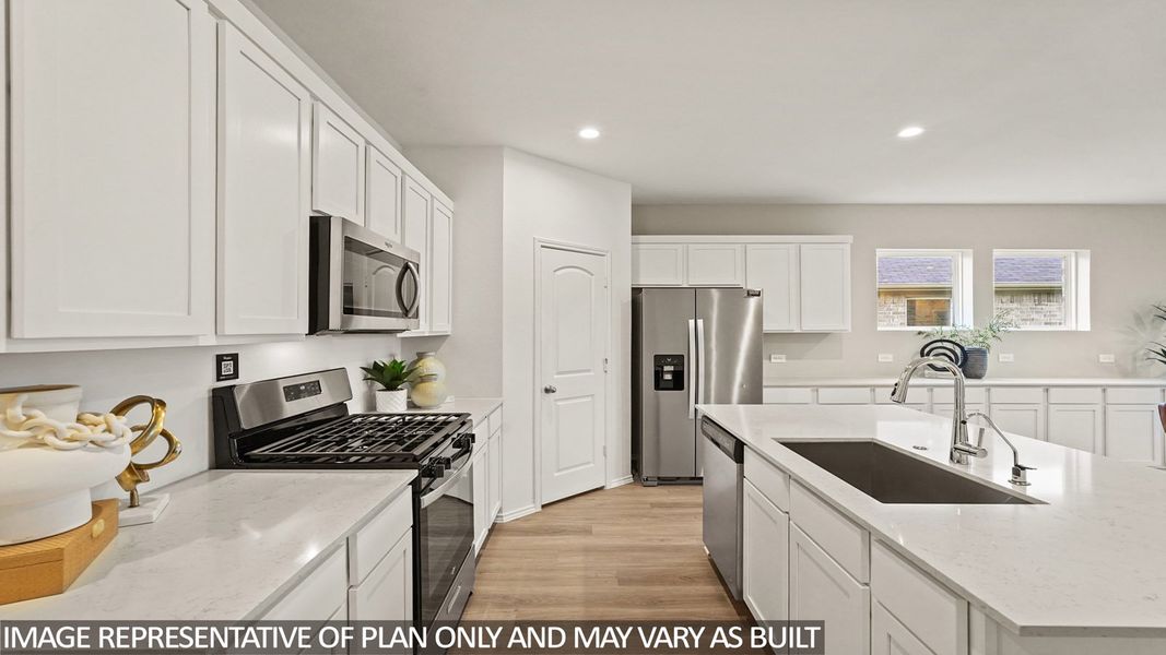 Furnished interior view inside a new home in Porters Mill, New Caney (Image 4).
