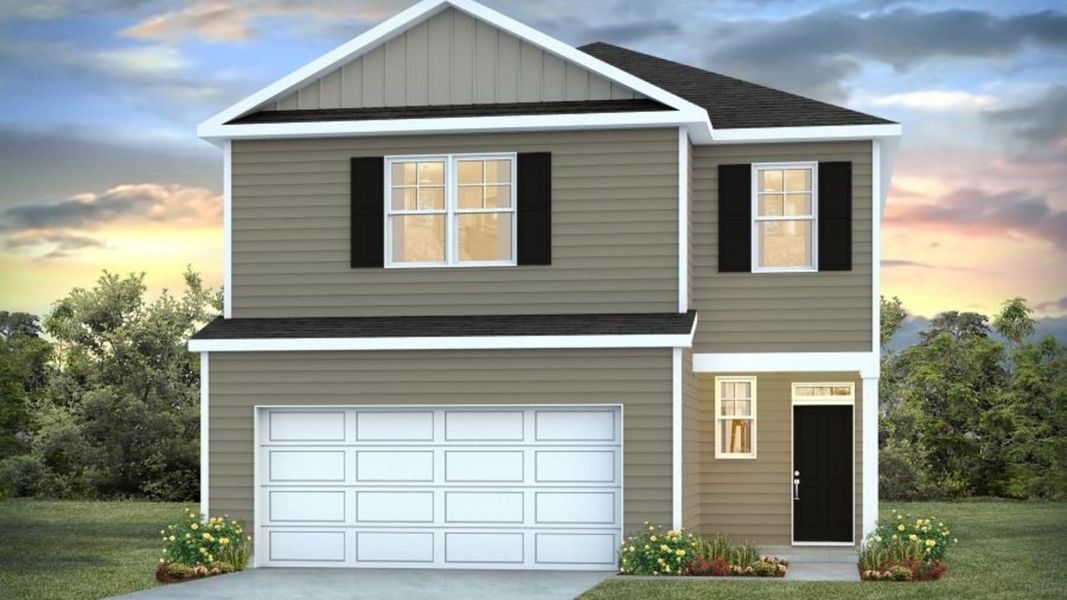 Front exterior of a home in the Carolina Groves community, located in Moncks Corner, SC (Image 30).