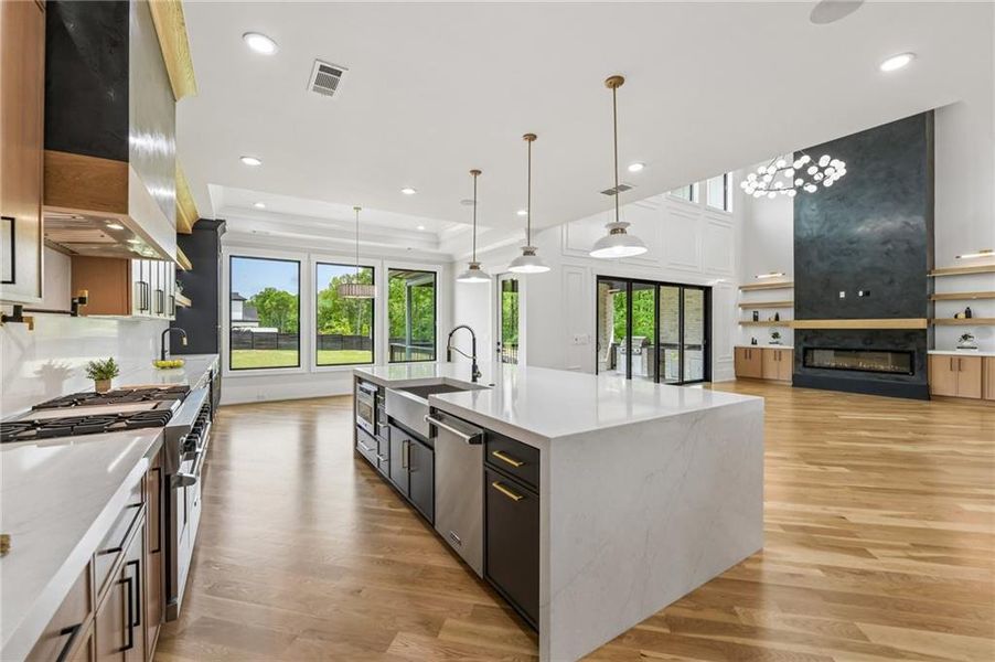 Furnished interior view inside a new home in , Buford (Image 53).