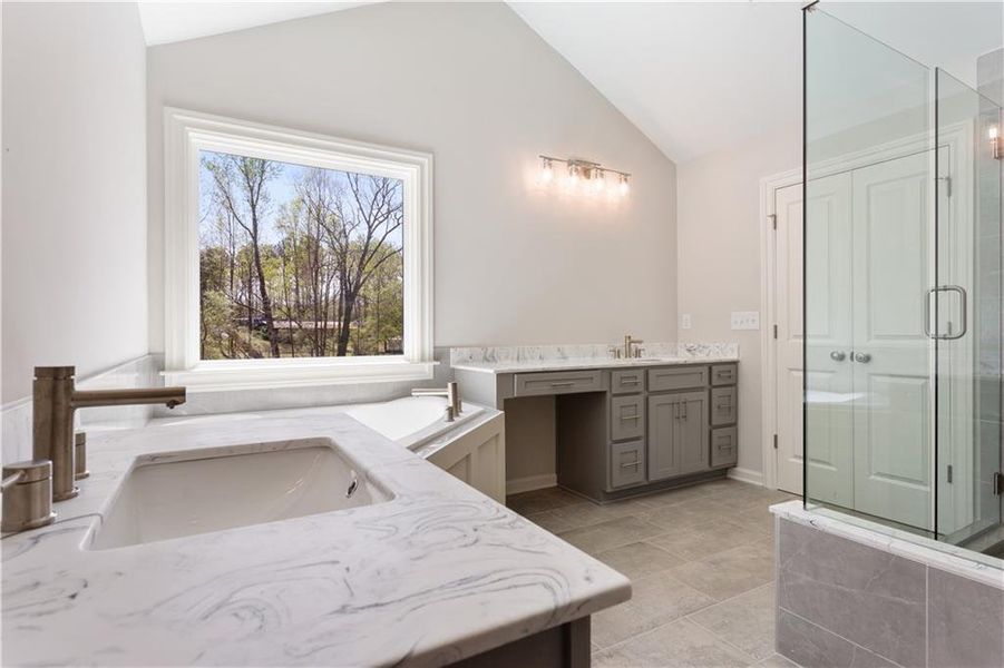 Furnished interior view inside a new home in , Cumming (Image 3).