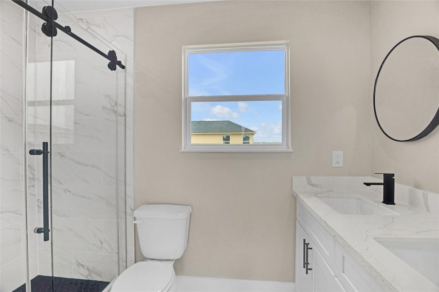 Furnished interior view inside a new home in , San Leon (Image 10).